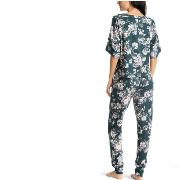 NWT Midnight Bakery 2-Piece Floral Print Alexis Women's Pajama Set L & XL - Picture 3 of 13